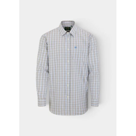Camisa Alan Paine Ikley check green/brown