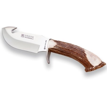 Cuchillo desollador Joker desmogue puño de ciervo