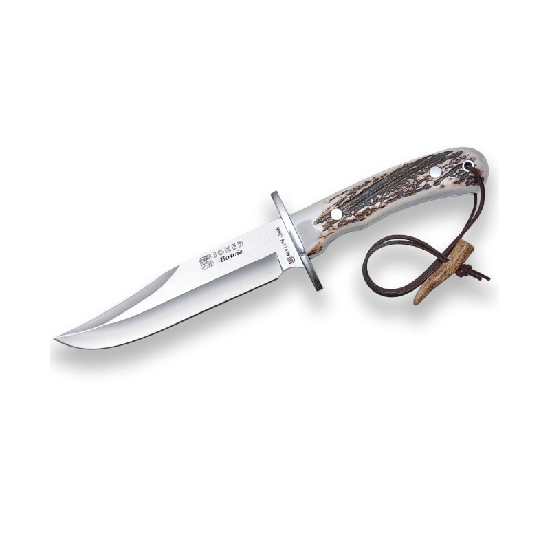 Cuchillo Joker Bowie puño de ciervo