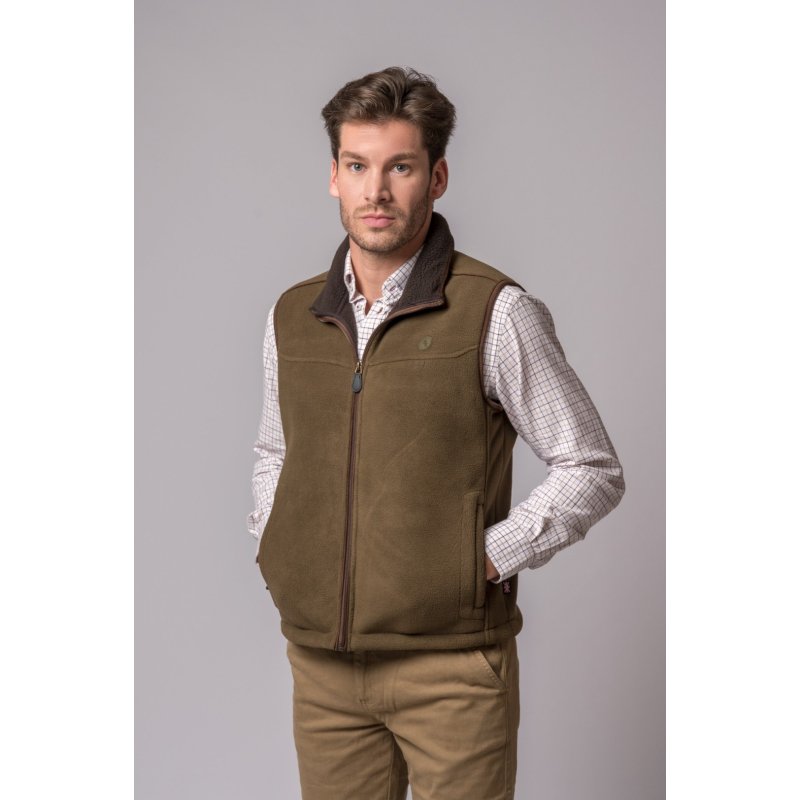 Chaleco British Cotton Berlín camel olive