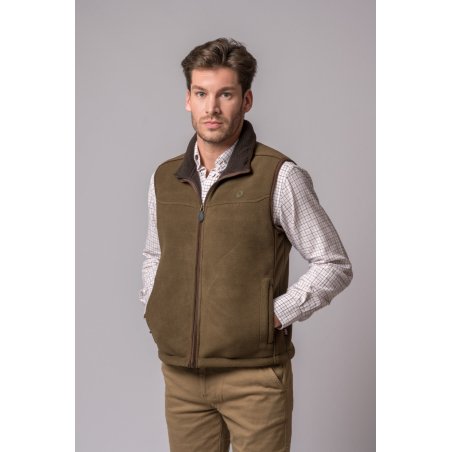 Chaleco British Cotton Berlín camel olive