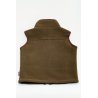 Chaleco British Cotton polar camel olive infantil