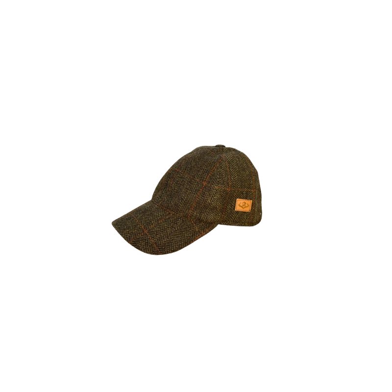 Gorra Pasión Morena Tweed kaki/camel