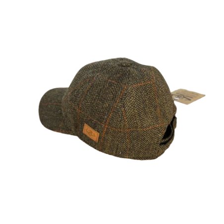 Gorra Pasión Morena Tweed kaki/camel