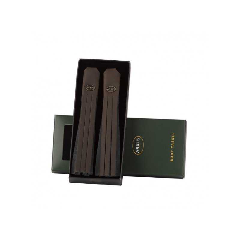 Tirador de cuero Arxus Tassel marrón