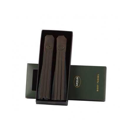 Tirador de cuero Arxus Tassel marrón