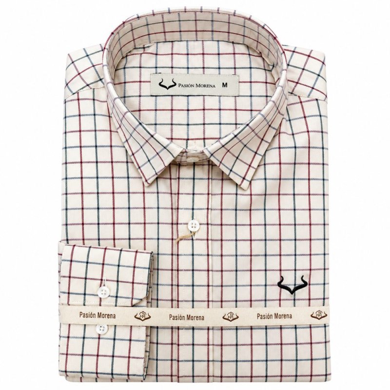 Camisa Pasión Morena granate