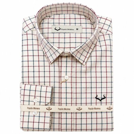 Camisa Pasión Morena granate