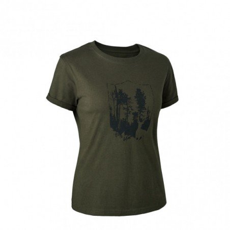 CAMISETA DEERHUNTER SHIELD MUJER
