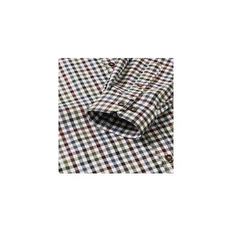 Camisa Härkila Milford burgundy
