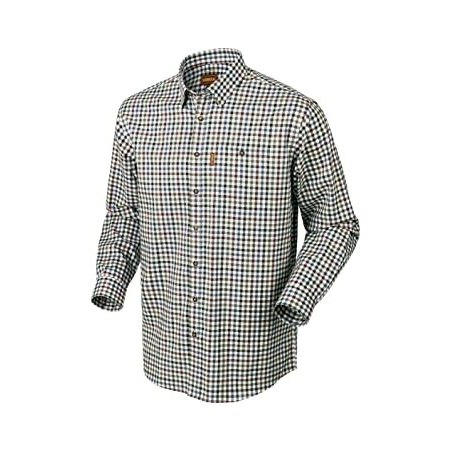 Camisa Härkila Milford burgundy
