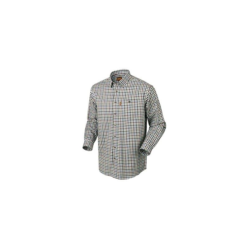 Camisa Härkila Milford burgundy