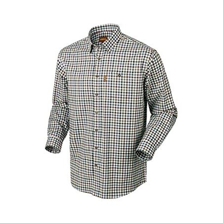 Camisa Härkila Milford burgundy