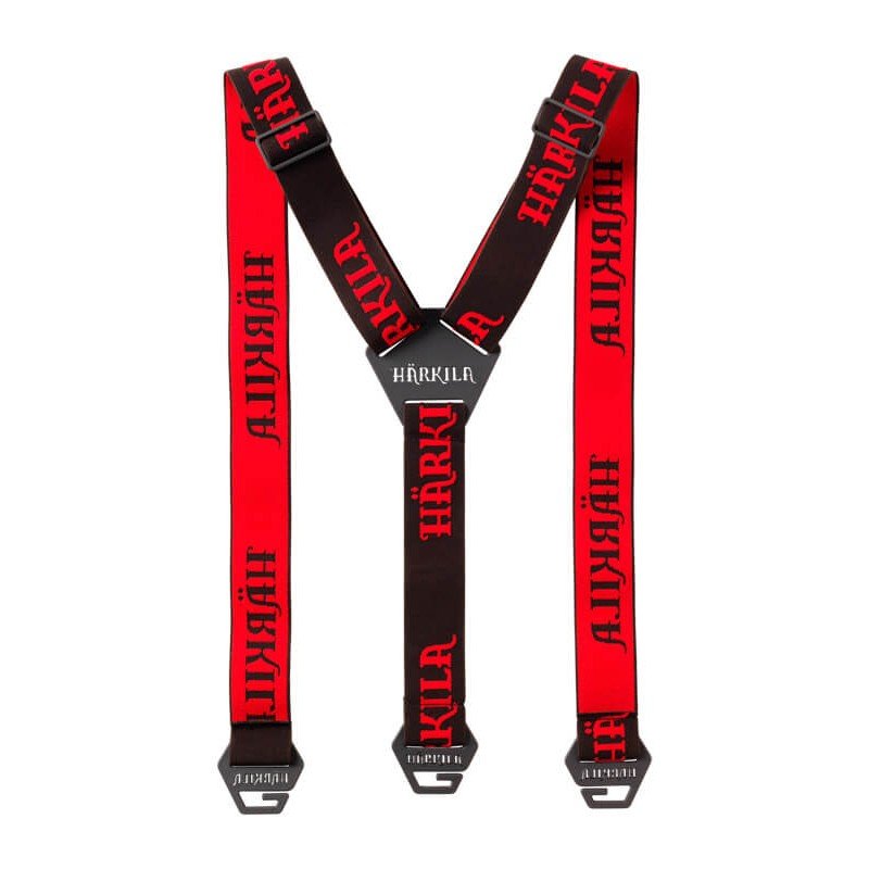 Tirantes Härkila Tech marrón/rojo