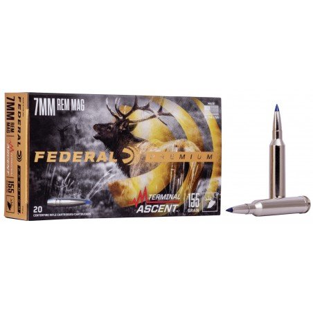 FEDERAL 7mm Rem. Mag. TERMINAL ASCENT 155grs