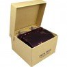 Set Jack Pyke de corbata, gemelos y pañuelo de faisanes burdeos