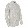 CAMISA BLASER TRISTAN 22 BURDEOS/AZUL