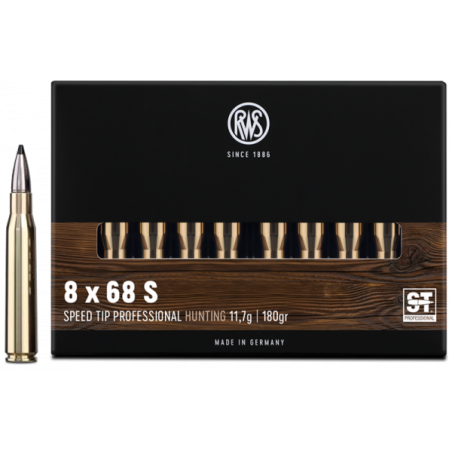 RWS 8X68S Speed Tip Professional 180grs
