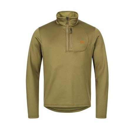 Jersey Blaser Drain Half-Zip olive