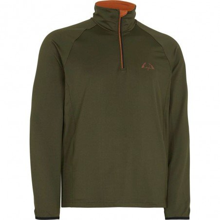 CAMISETA SWEDTEAM RIDGE ANTIBITE HALF-ZIP VERDE