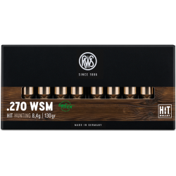 RWS 270 WSM HIT GREEN 130grs