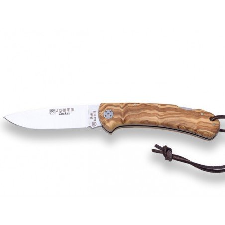 NAVAJA JOKER COCKER CACHA MADERA OLIVO