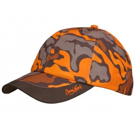 Gorra Benisport Camo naranja infantil