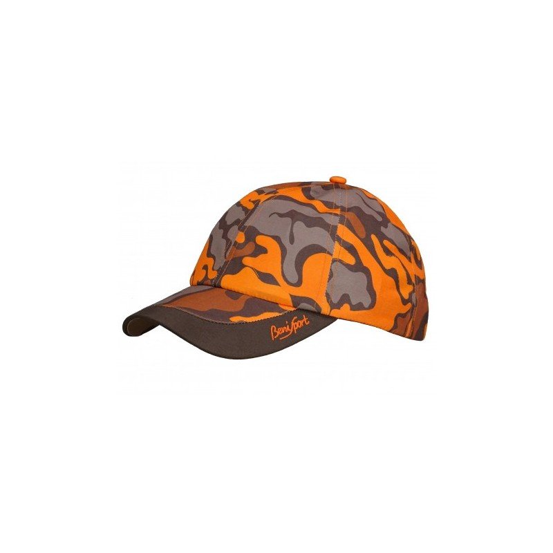 Gorra Benisport Camo naranja infantil