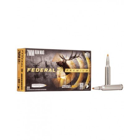 Federal 7mm Rem. Mag. Trophy Bonded 160grs