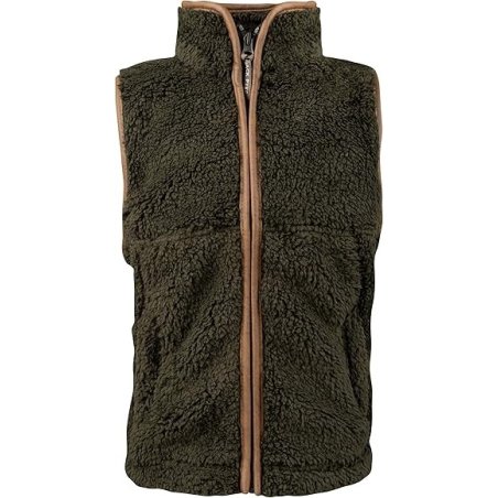 Chaleco Jack Pyke Sherpa olive infantil
