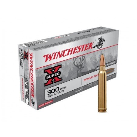 WINCHESTER 300 WSM SUPER-X 180grs