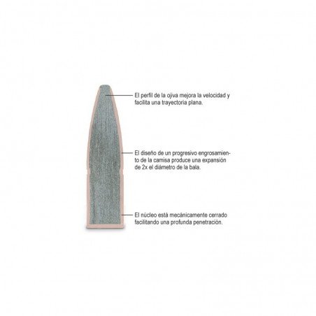REMINGTON 243 Win. CORE-LOKT PSP 100grs