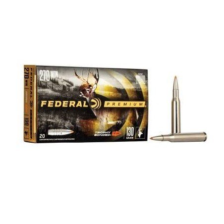 FEDERAL 270 Win. TROPHY BONDED 130grs