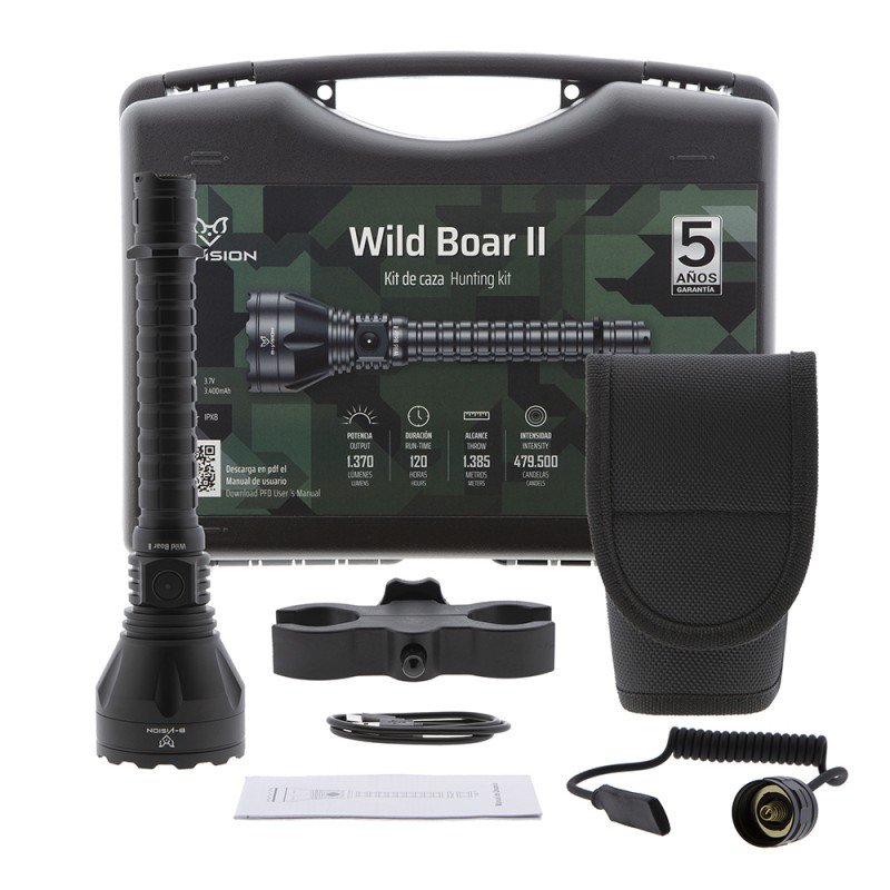 Kit linterna B-Vision Wild Boar II