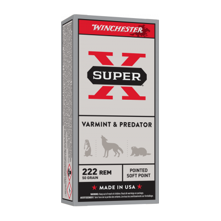 Winchester 222 Rem. Super-X 50 grs
