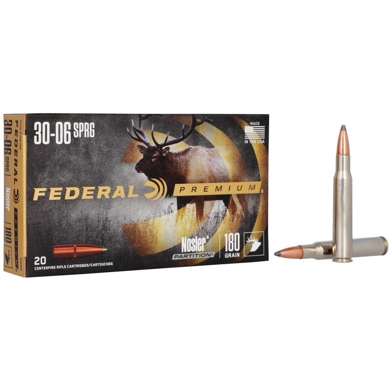Federal 30-06 Sprg. Nosler Partition