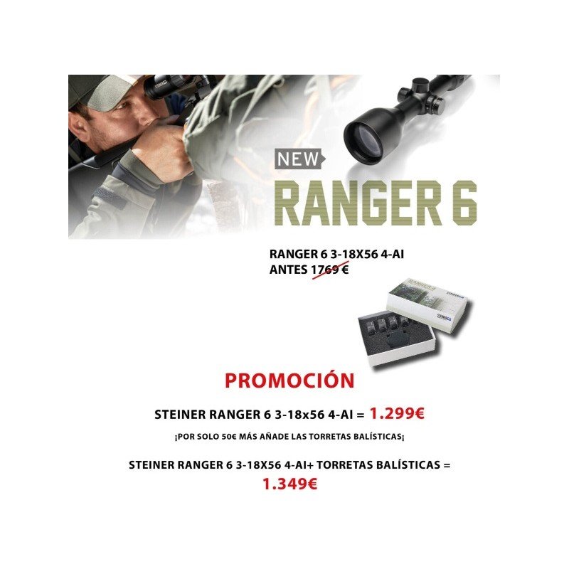 STEINER RANGER 6 3-18x56 STEINER RANGER 6 3-18x56