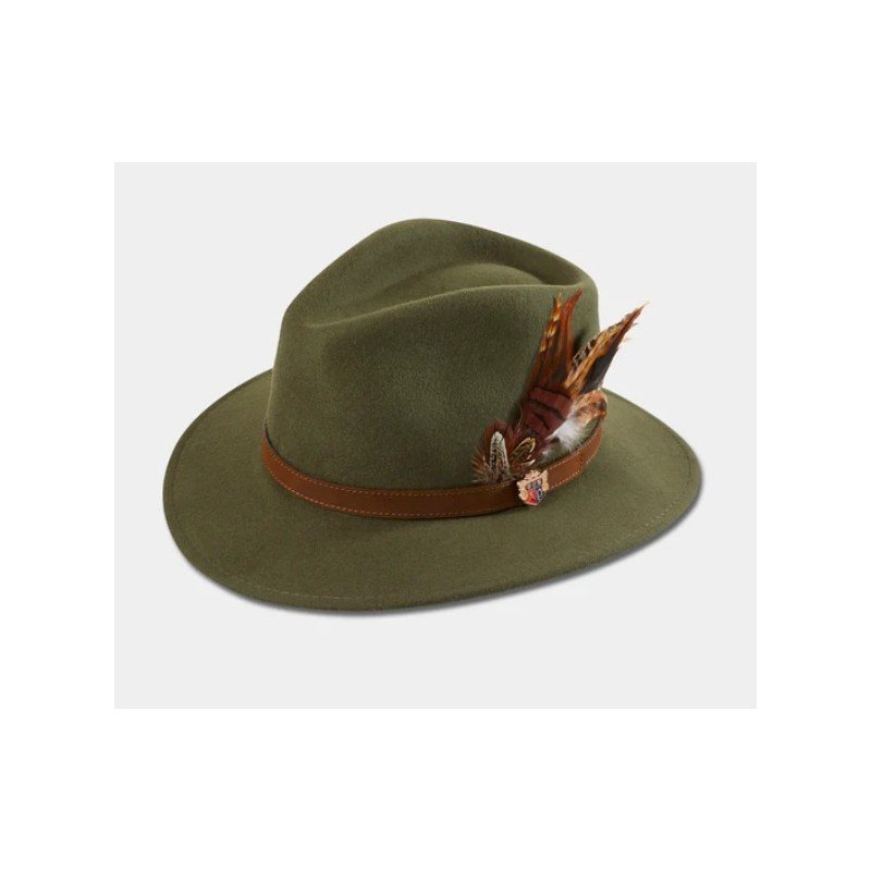 Sombrero Alan Paine Richmond olive mujer