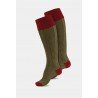 Calcetines Alan Paine rojo/olive