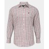 Camisa Alan Paine Ikley check wine
