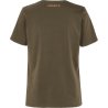 Camiseta Härkila H-Logo S/S willow green mujer