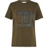 Camiseta Härkila H-Logo S/S willow green mujer