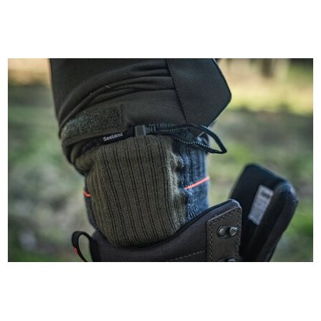 Calcetines calefactables Seeland Celsius verde
