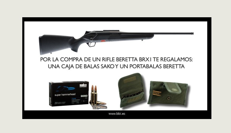 Promoción rifles Beretta BRX1